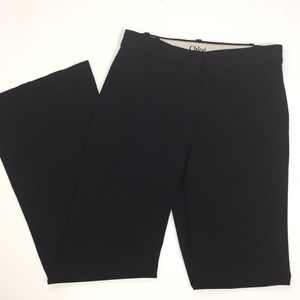 Chloe Black pinstriped dress pants ,sz EU 34 (US2)